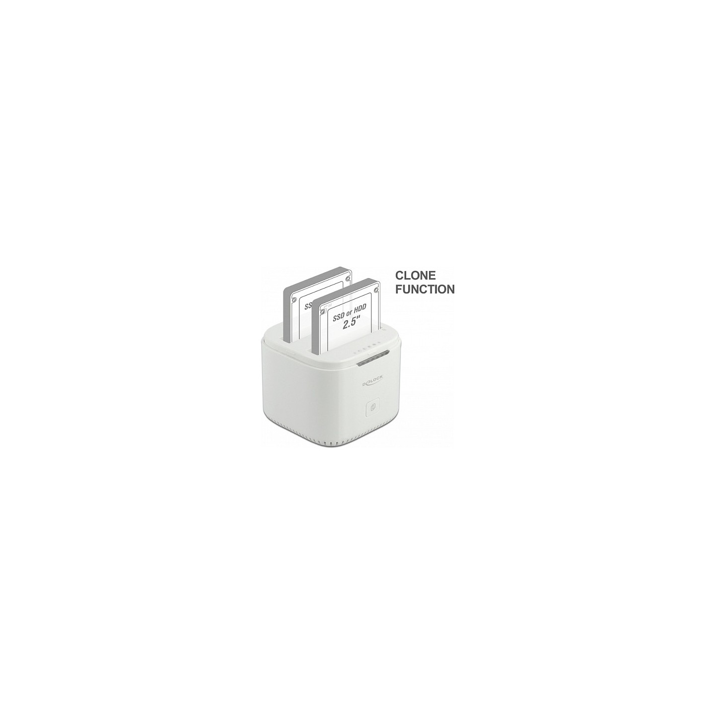USB Type-CTM 3.2 Dockingstation für 2 x 2.5? SATA HDD SSD mit Klon Funktion — Buy in Cyprus with Fast Delivery