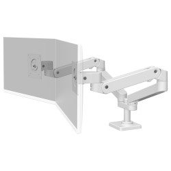 Ergotron LX Pro Monitor Tischhalterung - für 2 LCD-Displays - nebeneinander - weiß — Buy in Cyprus with Fast Delivery