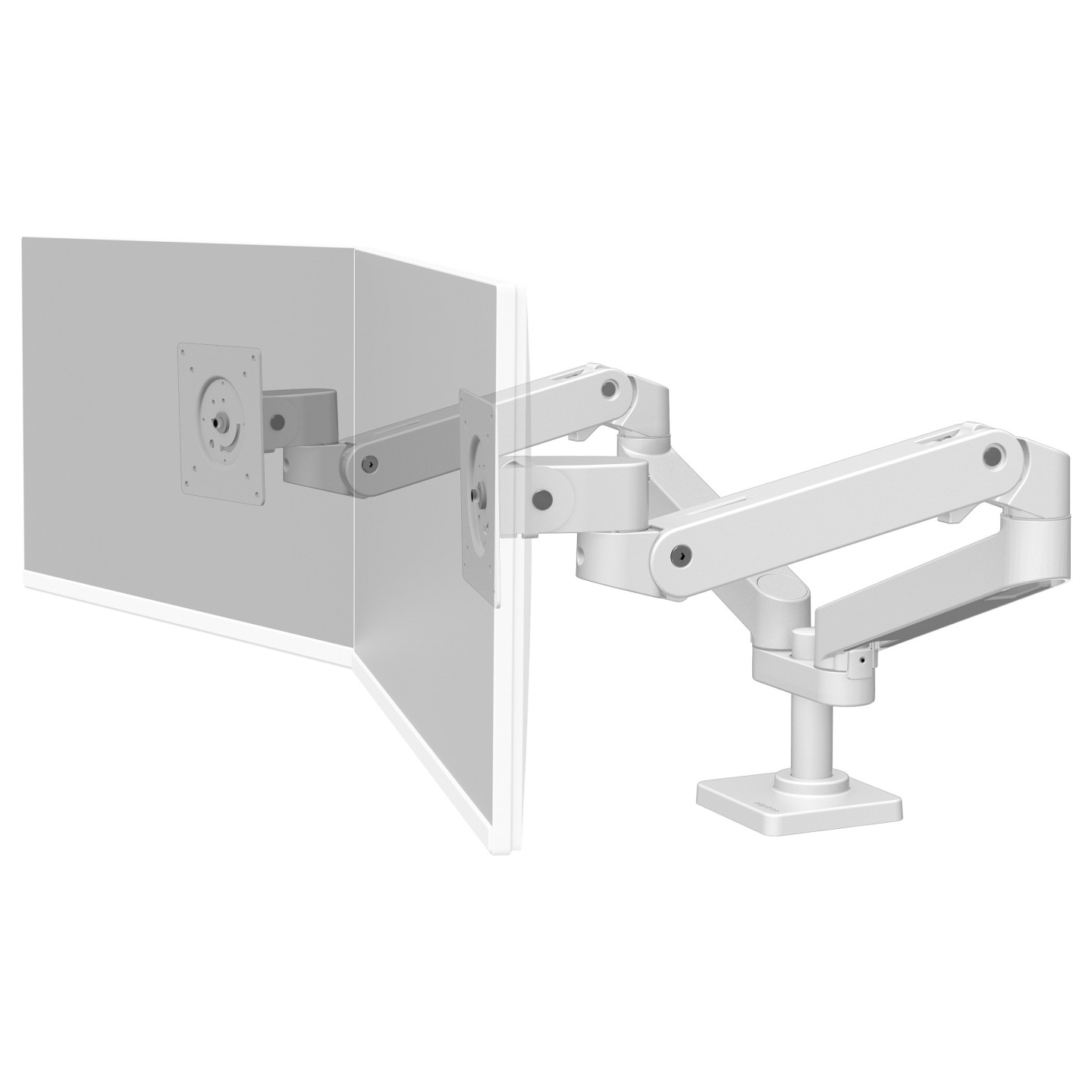 Ergotron LX Pro Monitor Tischhalterung - für 2 LCD-Displays - nebeneinander - weiß — Buy in Cyprus with Fast Delivery