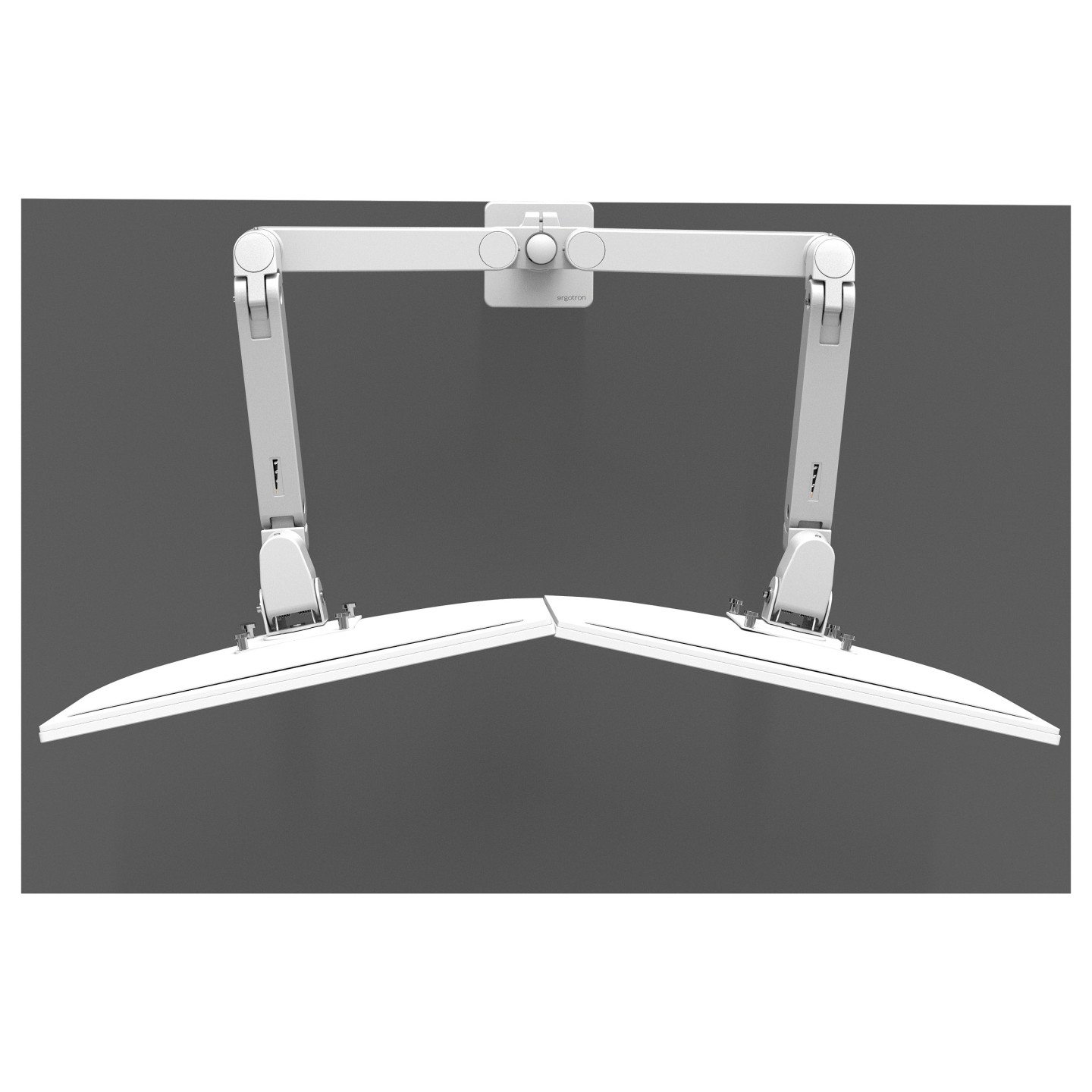 Ergotron LX Pro Monitor Tischhalterung - für 2 LCD-Displays - nebeneinander - weiß — Buy in Cyprus with Fast Delivery