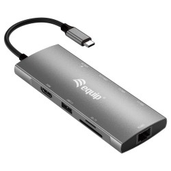 Equip Dock USB-C- to HDMI.GbE.USB2.0.3xUSB3.0.100WPD.+ 25cm si — Buy in Cyprus with Fast Delivery
