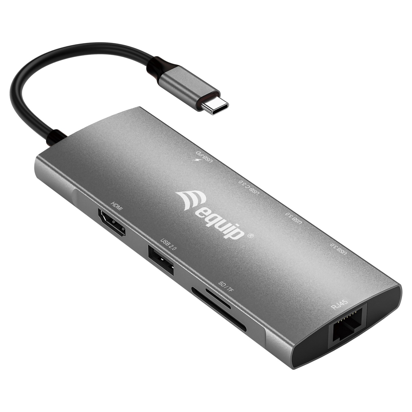 Equip Dock USB-C- to HDMI.GbE.USB2.0.3xUSB3.0.100WPD.+ 25cm si — Buy in Cyprus with Fast Delivery