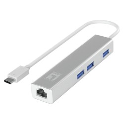 Adapter USB-C - to RJ45 10 100 1000.3xUSB3.0 0.15m si — Buy in Cyprus with Fast Delivery