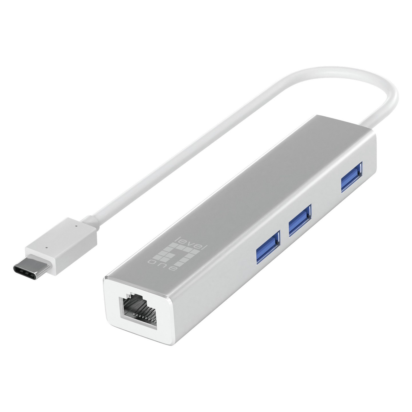 Adapter USB-C - to RJ45 10 100 1000.3xUSB3.0 0.15m si — Buy in Cyprus with Fast Delivery