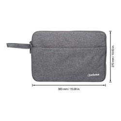 MANHATTAN Seattle Notebook Sleeve 14.5' wasserfest anthrazit — Buy in Cyprus with Fast Delivery
