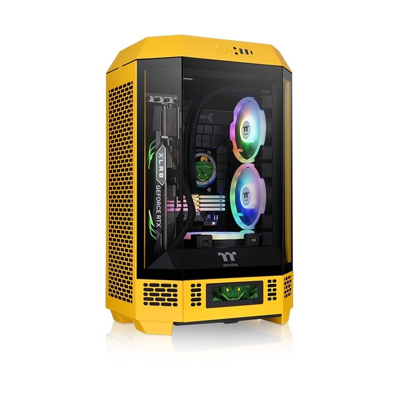 Buy Thermaltake The Tower 300 Bumblebee - Micro-ATX Yellow Case, Supports 400mm ... in Cyprus, Nicosia, Limassol, Larnaka, Pafos