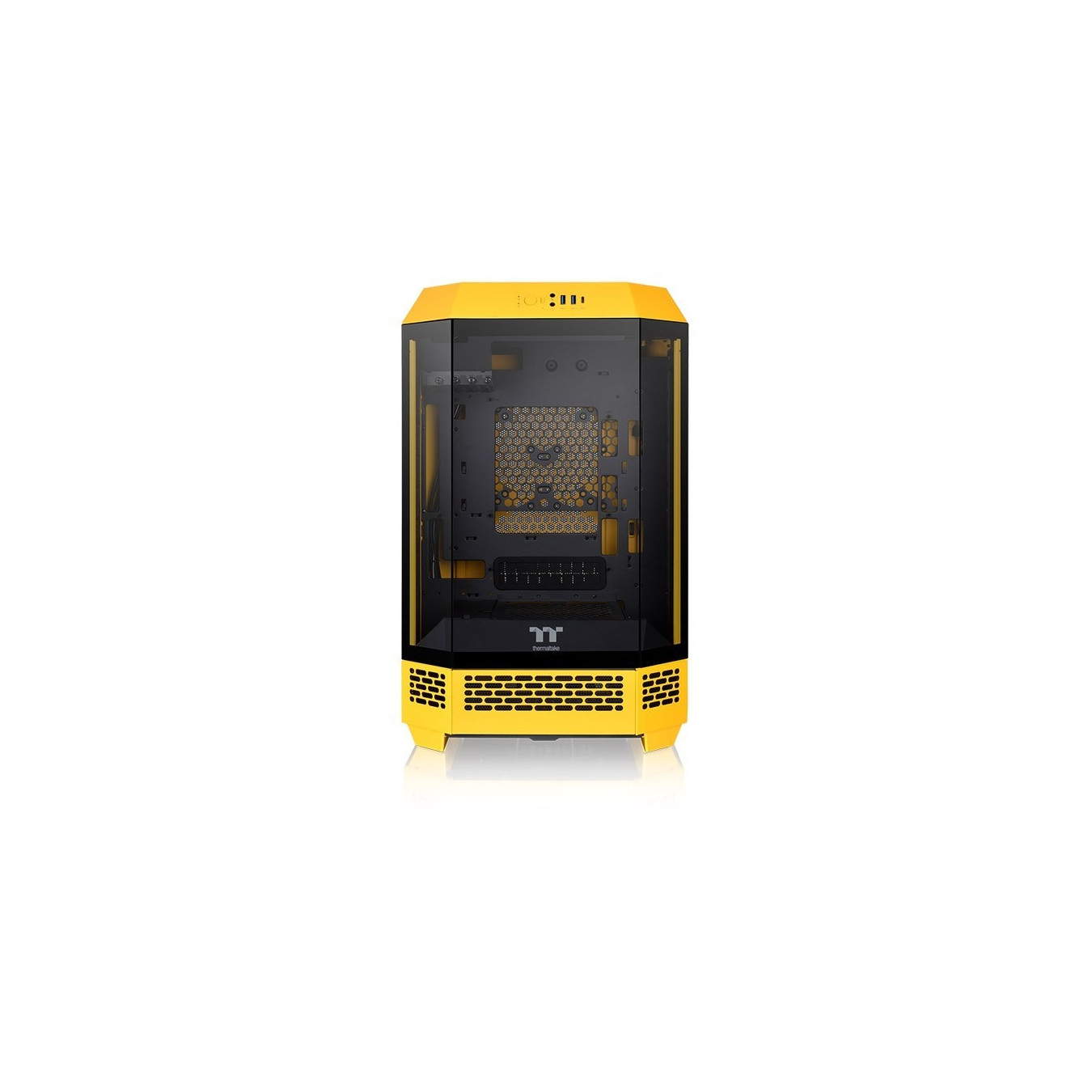 Thermaltake The Tower 300 Bumblebee - Micro-ATX Yellow Case, Supports 400mm GPU & 210mm CPU Cooler