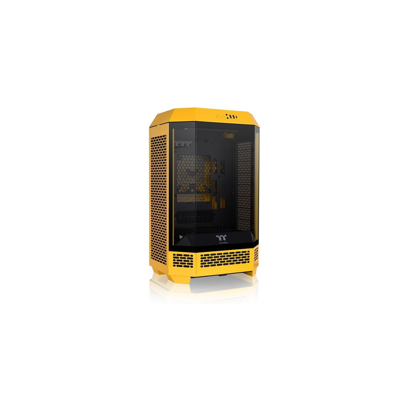 Thermaltake The Tower 300 Bumblebee - Micro-ATX Yellow Case, Supports 400mm GPU & 210mm CPU Cooler