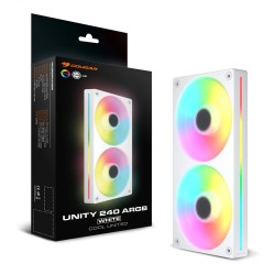 240mm COUGAR Reversed-Lüfter Unity240-FB. 240 ARGB PWM. weiß — Buy in Cyprus with Fast Delivery