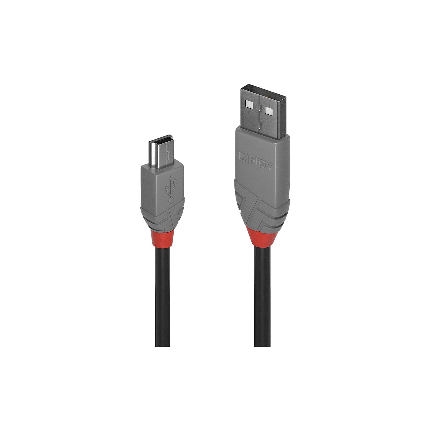 LINDY USB 2.0 Kabel Typ A Mini-B Anthra Line M M 5m — Buy in Cyprus with Fast Delivery