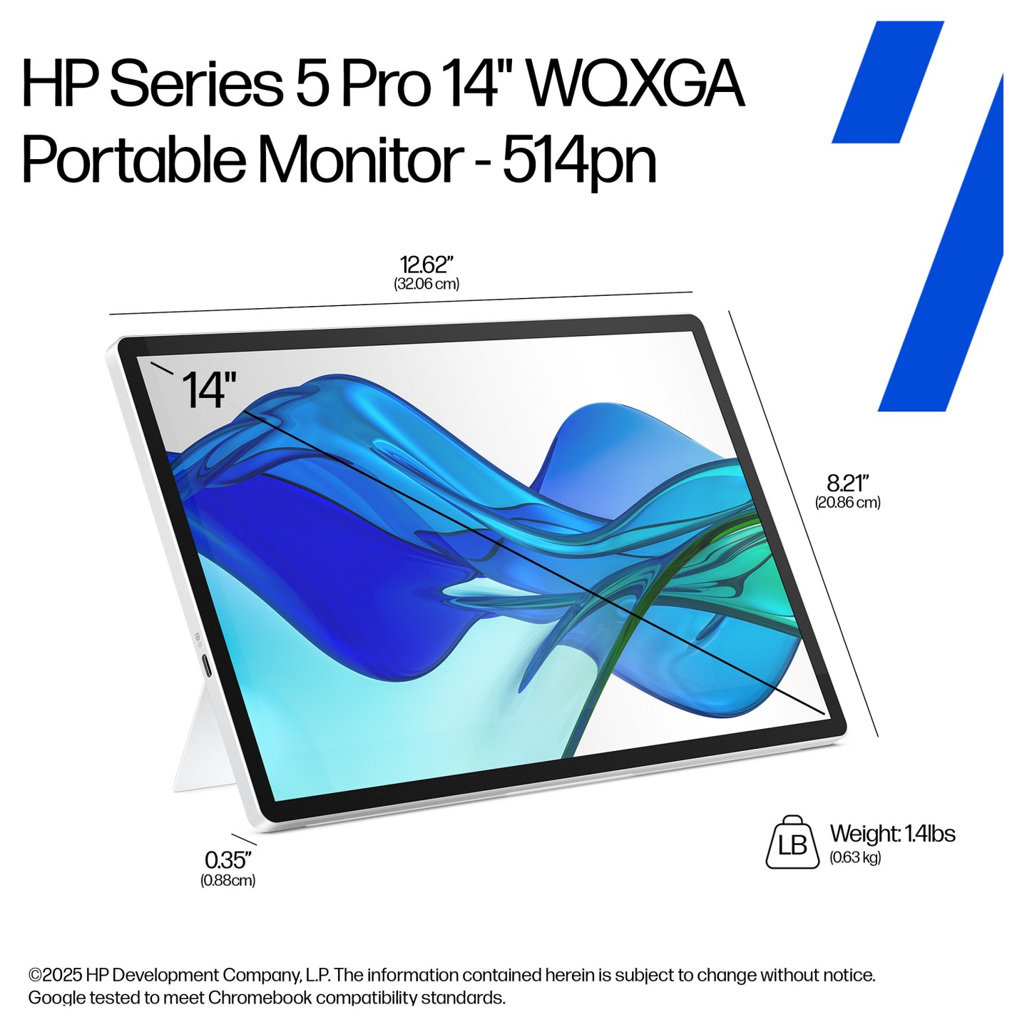HP Monitor Series 5 Pro portable 514pn (B88JWAA ABB) — Buy in Cyprus with Fast Delivery