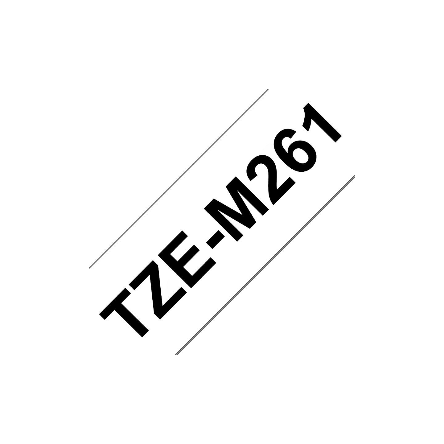 BROTHER TZeM261 tape black on white surface 36mm — Buy in Cyprus with Fast Delivery