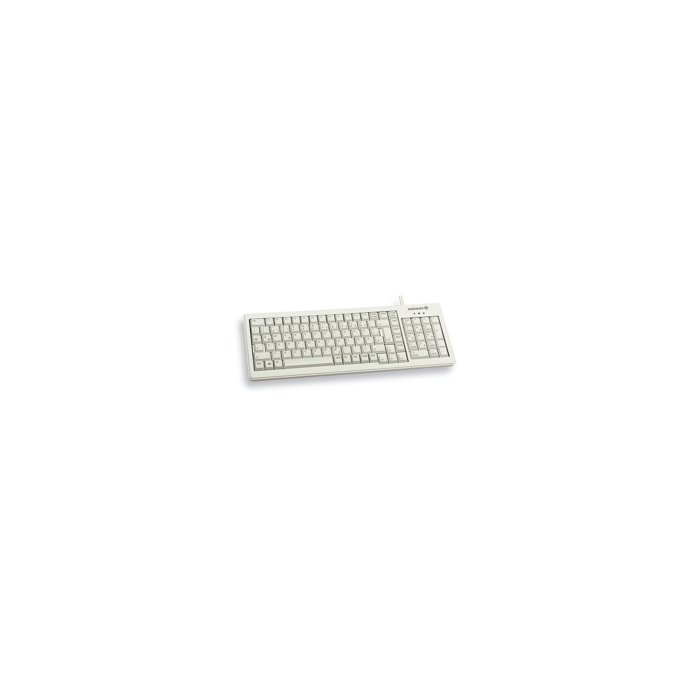 CHERRY G84-5200 XS Complete Keyboard - G84-5200 XS - Full-size (100%), Wired USB, German QWERTZ, Grey