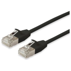 Equip Patchkabel Cat6A SlimFlex F FTP 0.15m schw.LSZH 2xRJ45 Polybeutel — Buy in Cyprus with Fast Delivery