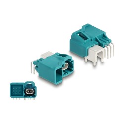 DELOCK HDMTD single + Powerpin Stecker gewinkelt fur PCB — Buy in Cyprus with Fast Delivery
