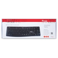 Equip Kabelgebundene USB Keyboard schwarz. spanisch — Buy in Cyprus with Fast Delivery