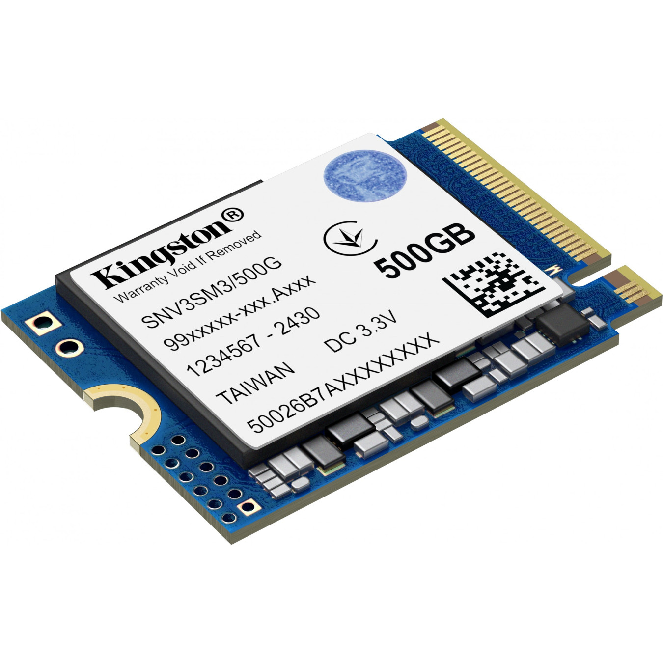 Kingston NV3 M.2 2230 - 500GB NVMe PCIe Gen4 x4 SSD, Up to 5000/3000 MB/s — Buy in Cyprus with Fast Delivery