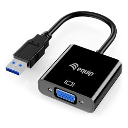 Equip Adapter USB3.0- to VGA HD15 1920x1080 60Hz 0.15m sw — Buy in Cyprus with Fast Delivery