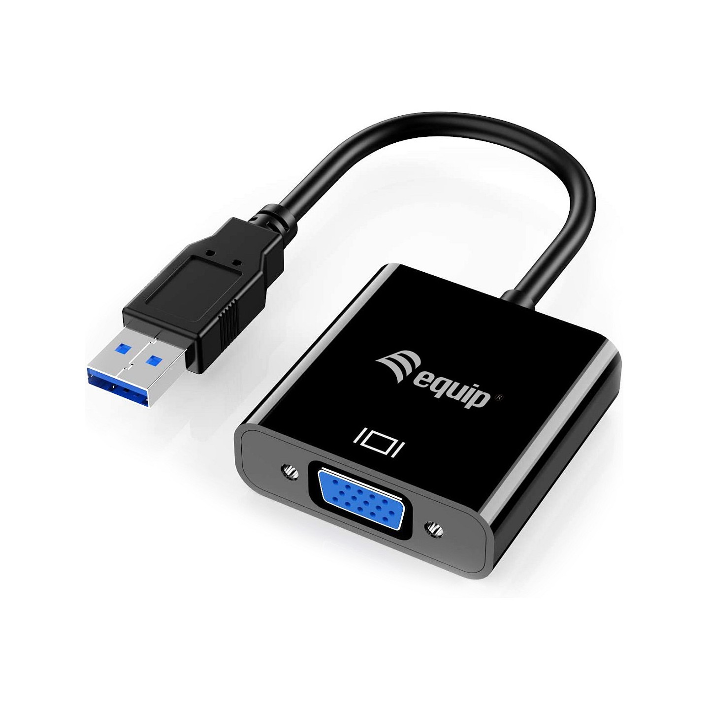Equip Adapter USB3.0- to VGA HD15 1920x1080 60Hz 0.15m sw — Buy in Cyprus with Fast Delivery