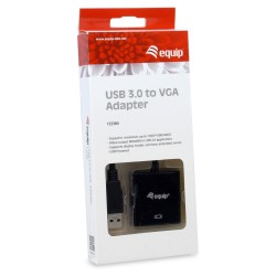 Equip Adapter USB3.0- to VGA HD15 1920x1080 60Hz 0.15m sw — Buy in Cyprus with Fast Delivery