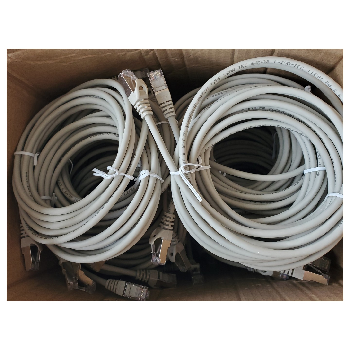 Equip Patchkabel Cat6 34x set S FTP 2xRJ45 2.00m gr LSZH — Buy in Cyprus with Fast Delivery