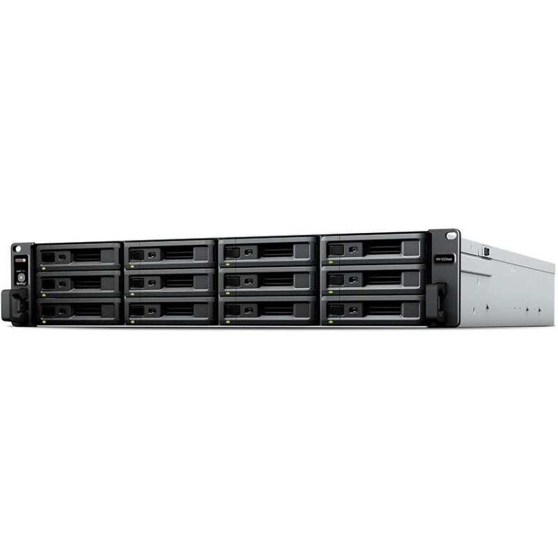 Buy Synology RX1222sas - 12-Bay SAS Expansion Unit (2U) - Black, 2.5/3.5 inch Ho... in Cyprus, Nicosia, Limassol, Larnaka, Pafos