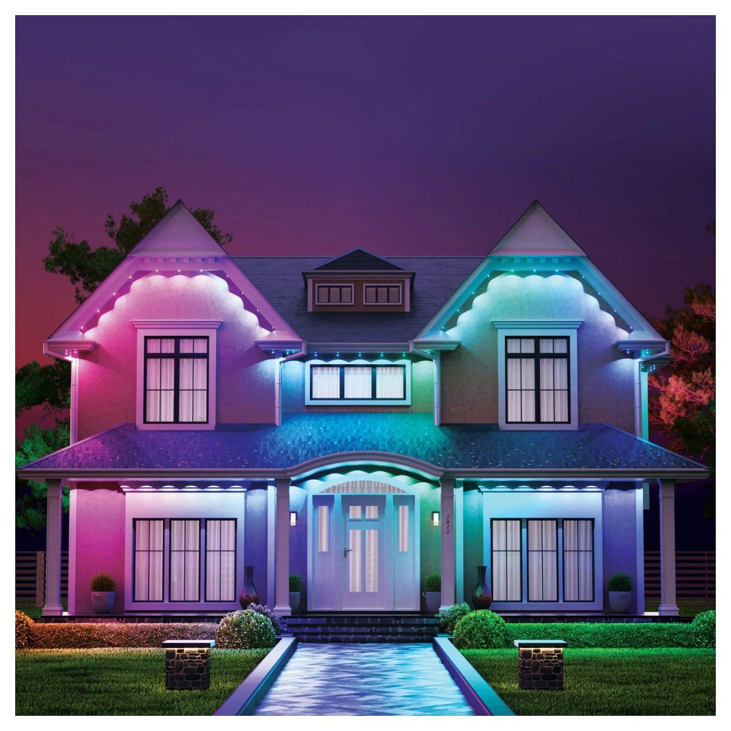 Nanoleaf Multicolor Außenwandleuchten Starterpack 15 m — Buy in Cyprus with Fast Delivery