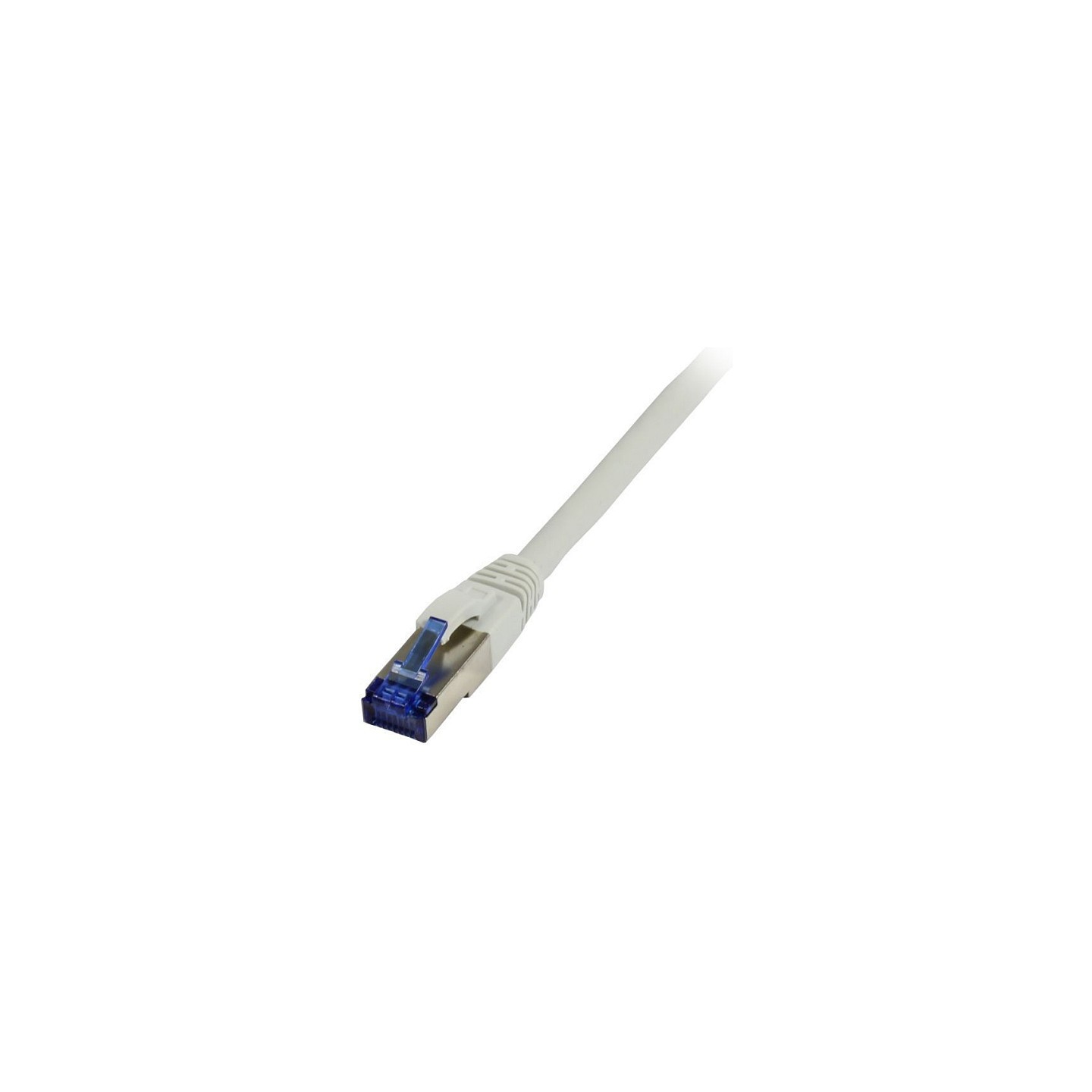 Synergy21 Patchkabel RJ45. CAT6A 500Mhz. 2m. grau. S-STP(S FTP). TPE LSZH(Superflex). AWG26.