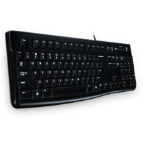 Logitech K120 - Wired USB Full-Size (100%) AZERTY French Keyboard - Black — Buy in Cyprus with Fast Delivery