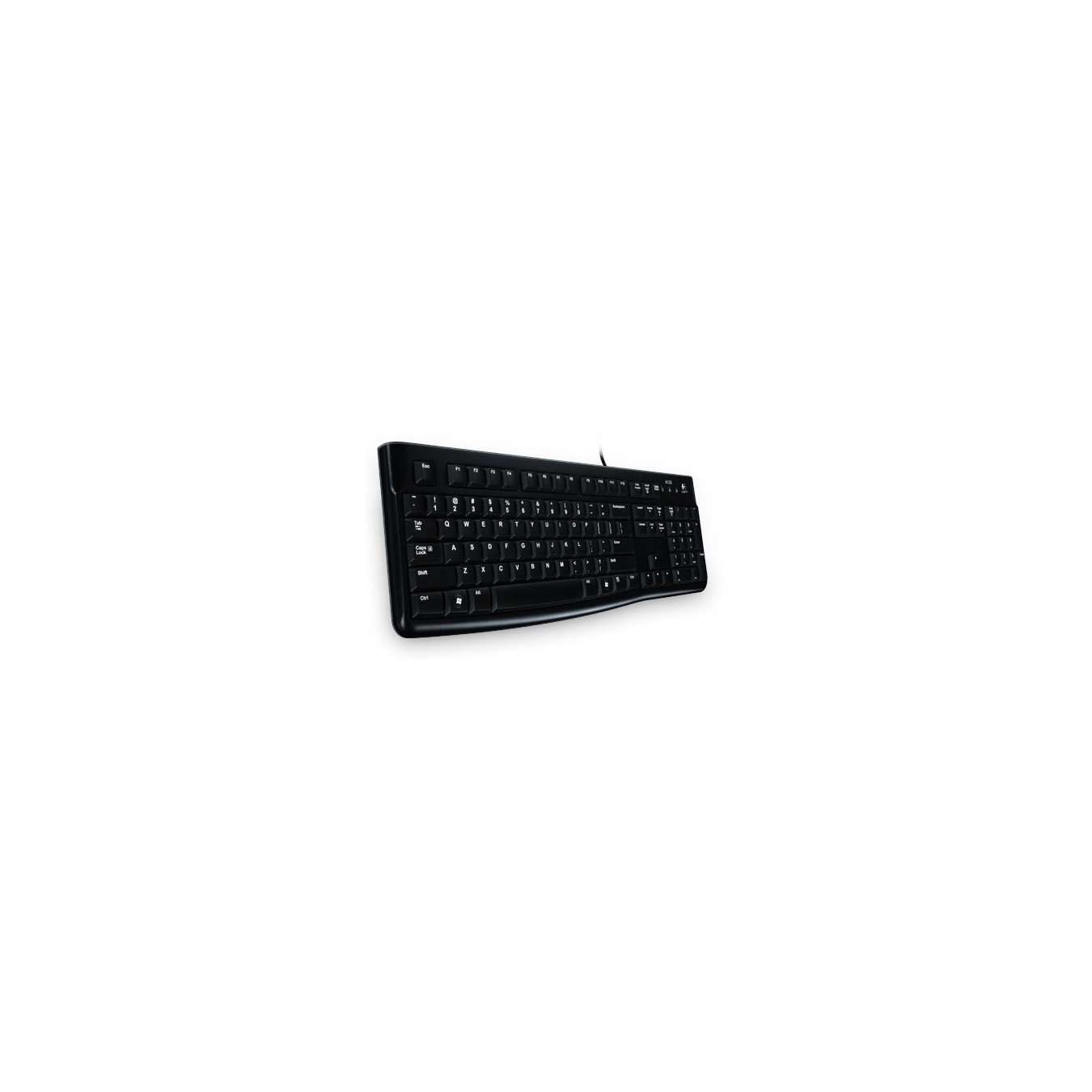 Logitech K120 - Wired USB Full-Size (100%) AZERTY French Keyboard - Black — Buy in Cyprus with Fast Delivery