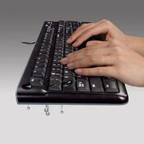 Logitech K120 - Wired USB Full-Size (100%) AZERTY French Keyboard - Black — Buy in Cyprus with Fast Delivery