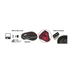 Ergonomische vertikal optische 5-Tasten Maus 2.4 GHz kabellos — Buy in Cyprus with Fast Delivery