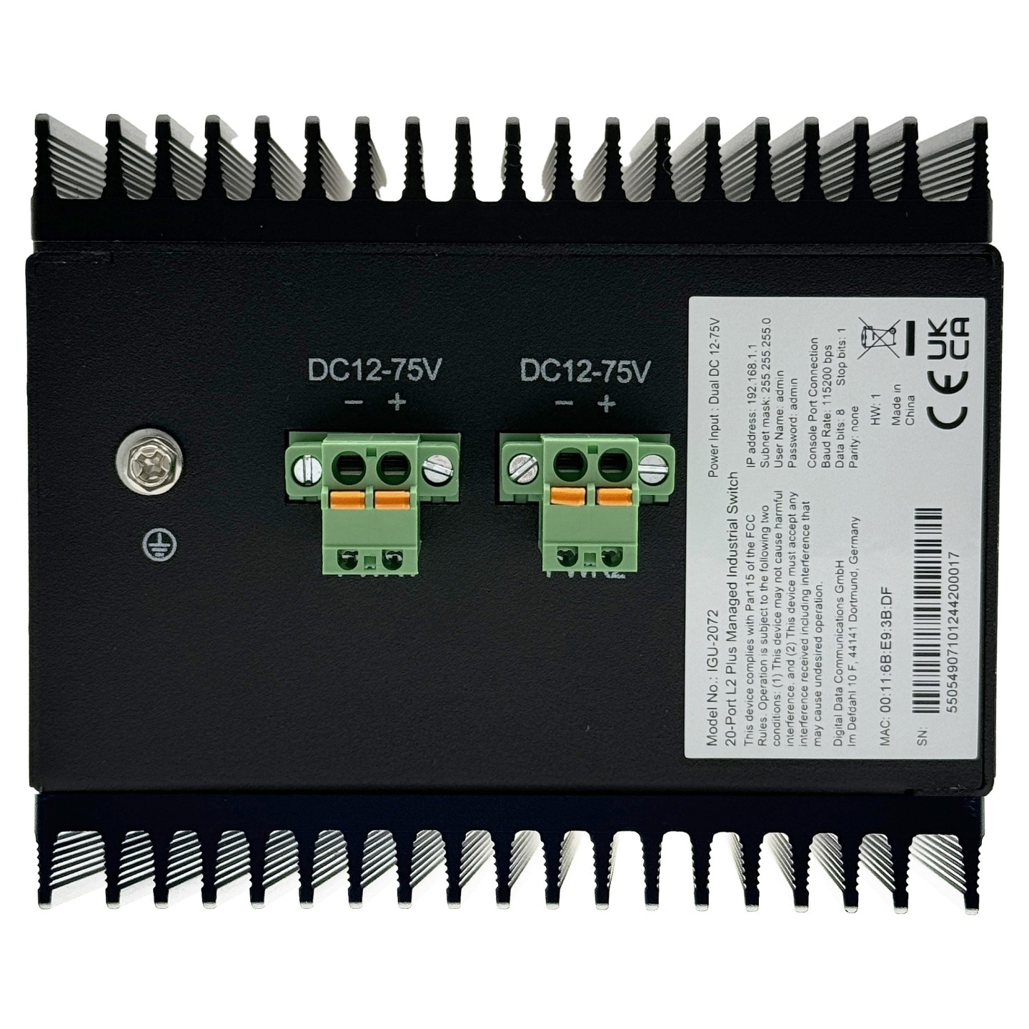 Switch 20x GE IGU-2072 8x 1GbE.8x 2.5GbE SFP sw — Buy in Cyprus with Fast Delivery