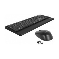 USB Tastatur und Maus Set 2.4 GHz kabellos schwarz (Handballenauflage) — Buy in Cyprus with Fast Delivery