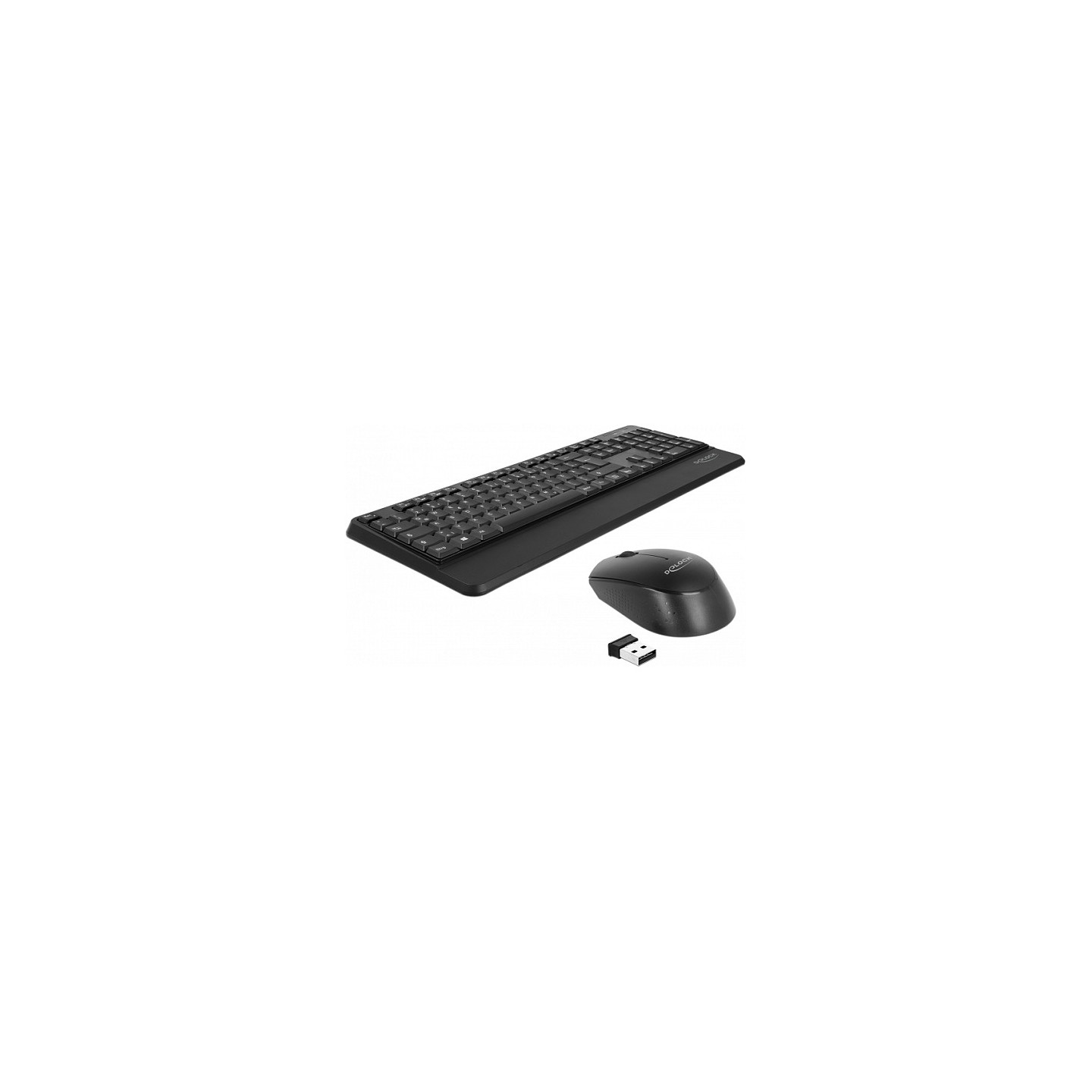 USB Tastatur und Maus Set 2.4 GHz kabellos schwarz (Handballenauflage) — Buy in Cyprus with Fast Delivery