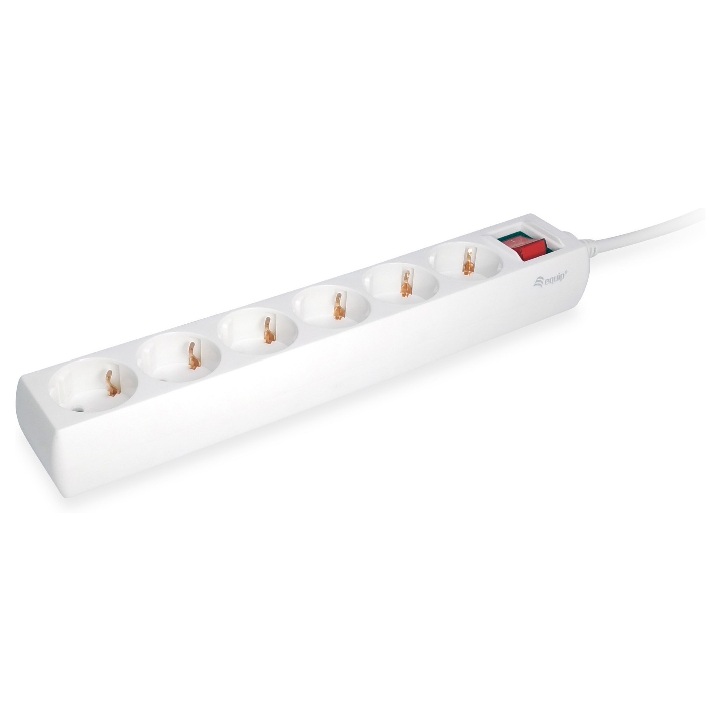 Equip Steckdosenleiste 6-fach Schuko 1.5m Kabel mit Schalter — Buy in Cyprus with Fast Delivery