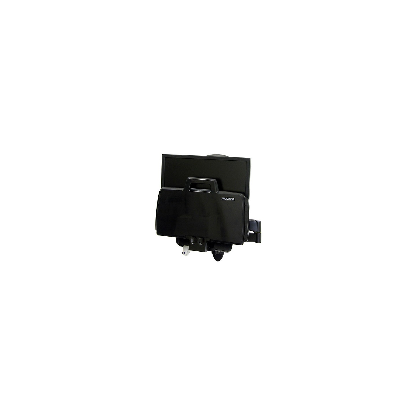 ERGOTRON Combo Arm der Serie 200 schwarz fuer LCD bis 61cm 24 Zoll Tastatur Maus Handballenauflage und Barcode Lesege...