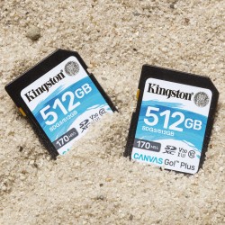 Buy Kingston Canvas Go! Plus SDXC - 512GB - UHS‑I U3/V30, 170MB/s Read, 90MB/s... in Cyprus, Nicosia, Limassol, Larnaka, Pafos