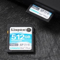 Buy Kingston Canvas Go! Plus SDXC - 512GB - UHS‑I U3/V30, 170MB/s Read, 90MB/s... in Cyprus, Nicosia, Limassol, Larnaka, Pafos
