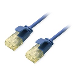 Equip Patchkabel Cat6A SlimFlex U UTP 5.00m blau LSZH 2xRJ45 Polybeutel — Buy in Cyprus with Fast Delivery