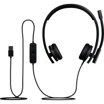 Logitech H570e USB-A Stereo Headset - Wired On-ear, Black, In-line Controls — Buy in Cyprus with Fast Delivery
