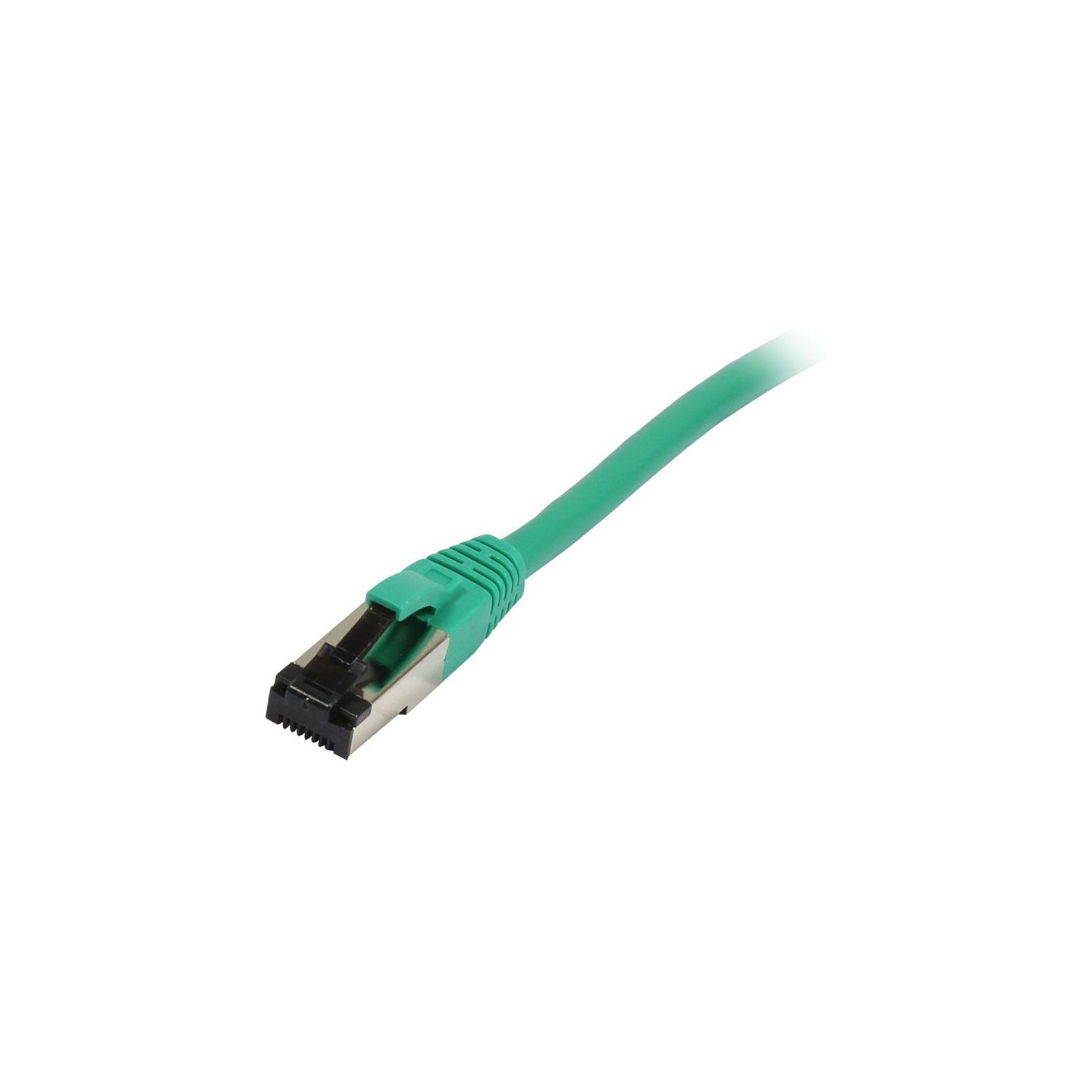 Synergy21 Patchkabel RJ45. CAT8.1 2000Mhz. 0.25m. grün. S-STP(S FTP). TPE(Ultra SuperFlex). AWG26.