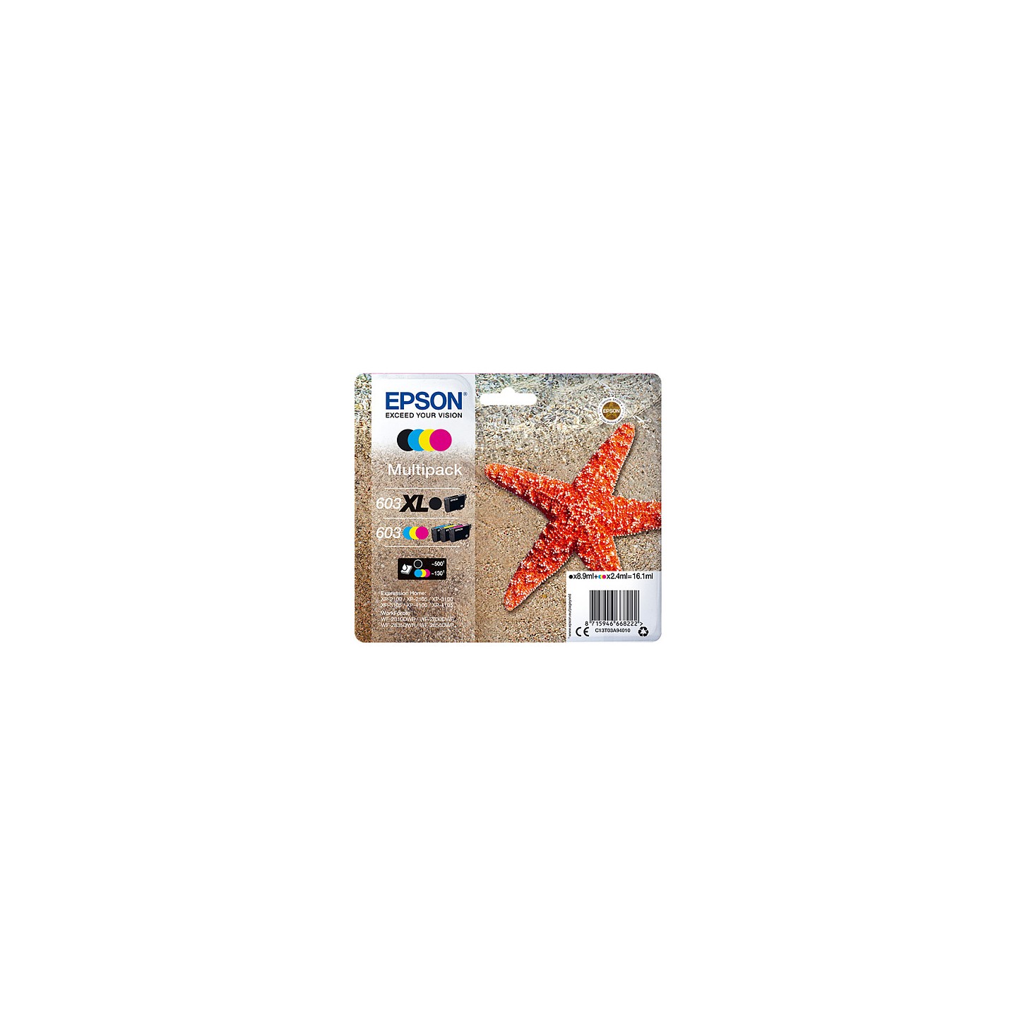 EPSON 1LB Multipack 4-colours 603 XL Black Std. CMY — Buy in Cyprus with Fast Delivery
