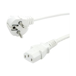 VALUE Netzkabel. gerade IEC-Buchse. wei. 0.6 m — Buy in Cyprus with Fast Delivery