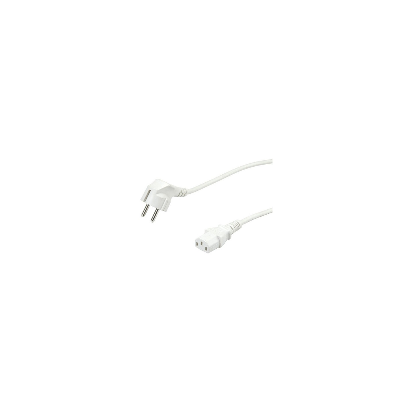 VALUE Netzkabel. gerade IEC-Buchse. wei. 0.6 m — Buy in Cyprus with Fast Delivery