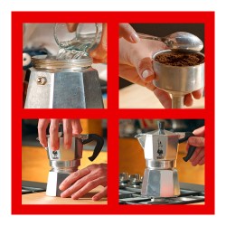 Bialetti Moka Express - silber - Aluminium - für 18 Tassen — Buy in Cyprus with Fast Delivery