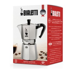Bialetti Moka Express - silber - Aluminium - für 18 Tassen — Buy in Cyprus with Fast Delivery