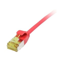 Synergy21 Patchkabel RJ45. CAT6A 500Mhz. 3m. rot. U FTP. slimline rund d3.8mm. TPE LSZH(Superflex). AWG32. mit CAT7 ...