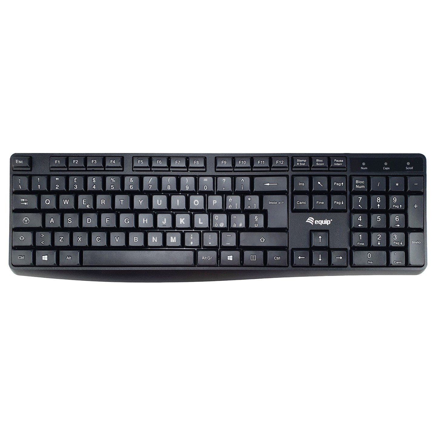 Equip Kabelgebundene USB Keyboard schwarz. italieni — Buy in Cyprus with Fast Delivery