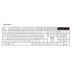 Equip Kabelgebundene USB Keyboard schwarz. italieni — Buy in Cyprus with Fast Delivery